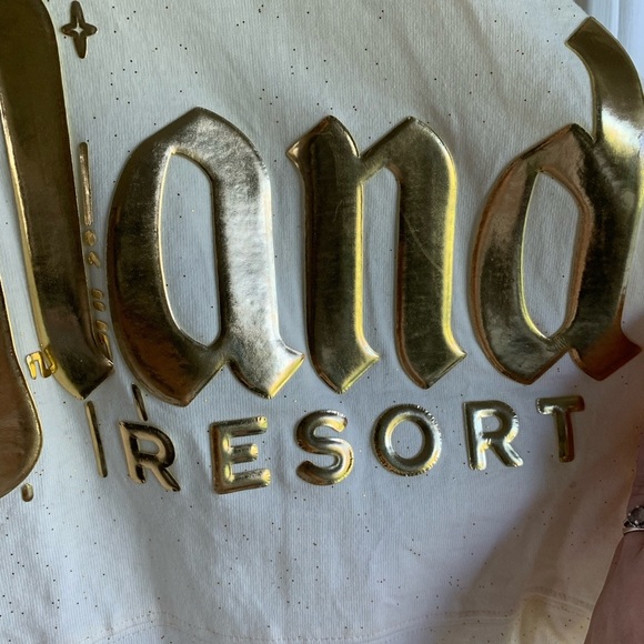 Disneyland Resort Cream and Gold Sweatshirt size xl - Picture 8 of 10